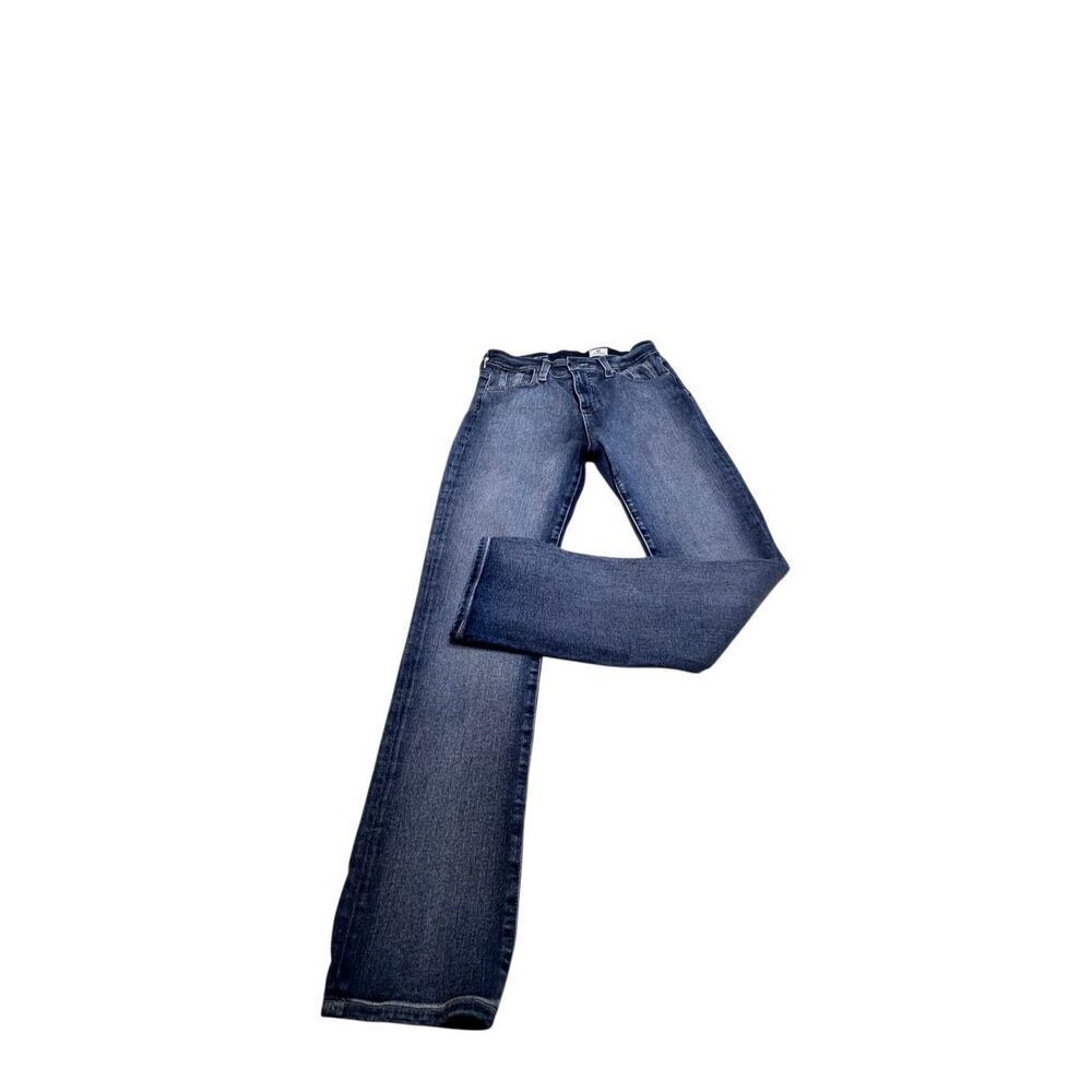 AG Adriano Goldschmied Women's Slim Straight Paneled Mari Jeans Beft Wash Sz 25R